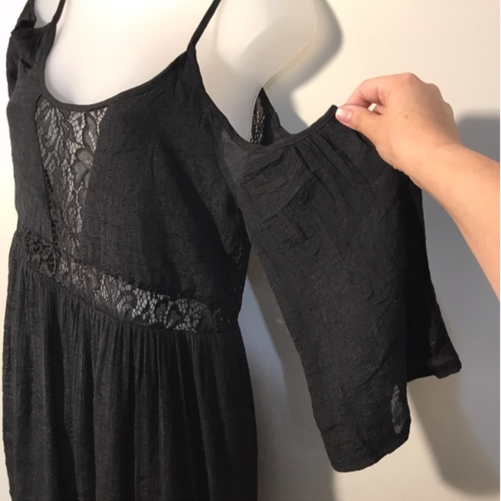 Idikah Black Dress with lace detail size Small - Picture 3 of 5